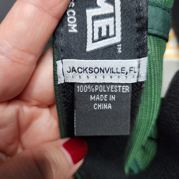 Dome Flex Embroidered "K" Logo Gold & Green Cap Possibly Colligiate Size Med/Lar - Picture 12 of 13